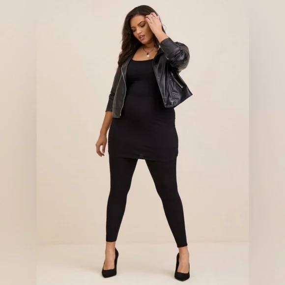 Torrid Full Length Fold Over Skirt Premium Leggings - Picture 6 of 10